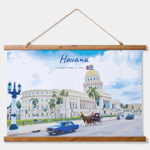 Havana, Cuba - Vintage Classic Soul Hanging Tapestry