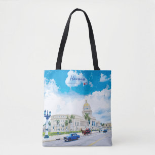 Havana, Cuba - Vintage Classic Soul Tote Bag