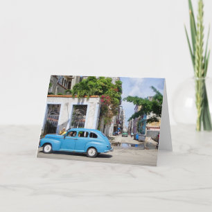 Havana Cuba Vintage Taxi, notecard
