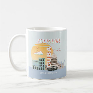 Havana Cuba Vintage Travel Art Coffee Mug