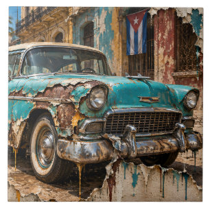 Havana Dreams, Rusted Chrome Ceramic Tile