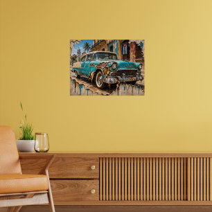 Havana Dreams, Rusted Chrome Poster