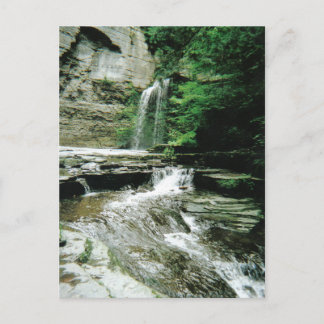 Havana Glen falls in Montour Falls, NY Postcard