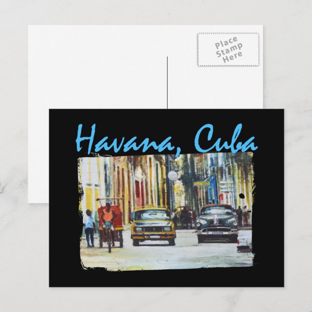 Havana Habana Viejo Cuba Postcard (Front/Back)