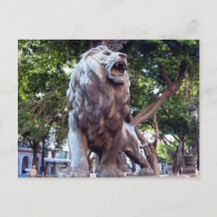 havana lion postcard