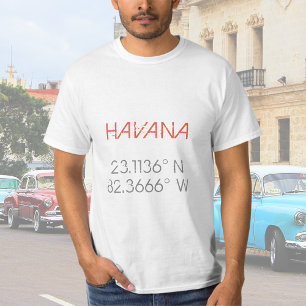 Havana Longitude Latitude T-Shirt
