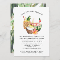 Havana Nights | Summer Backyard Party Invitation
