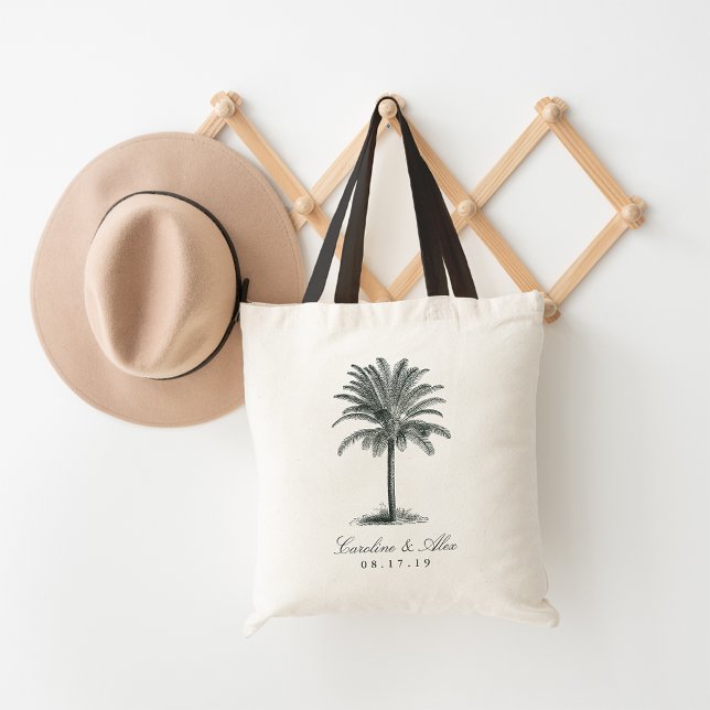 Havana Palm Wedding Favour Tote Bag (Creator Uploaded)