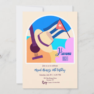 Havana Party Invitation