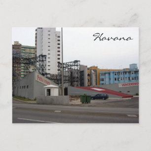 havana protests postcard
