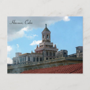 havana roof top postcard
