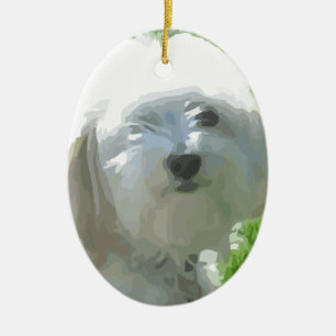 Havanese Ceramic Ornament