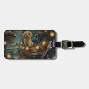 Havanese Christmas Festive Voyage Luggage Tag