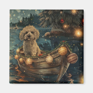Havanese Christmas Festive Voyage Magnet