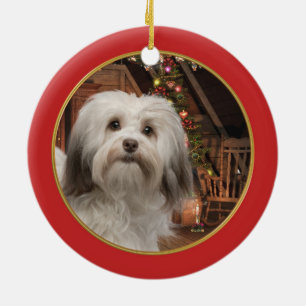 Havanese Christmas Ornament