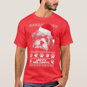 Havanese Cute Happy Holidays Christmas T-Shirt