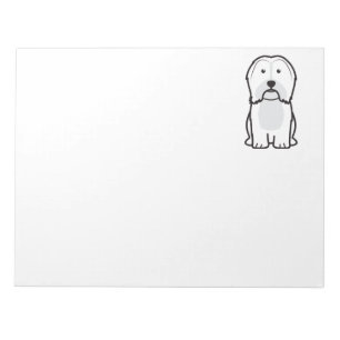 Havanese Dog Cartoon Notepad
