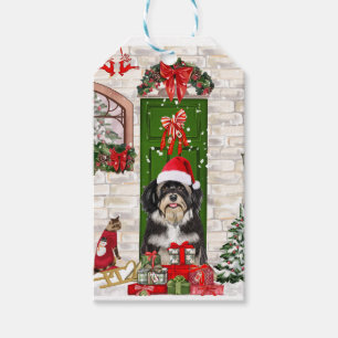 Havanese Dog Christmas   Gift Tags