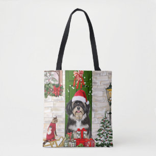 Havanese Dog Christmas Tote Bag