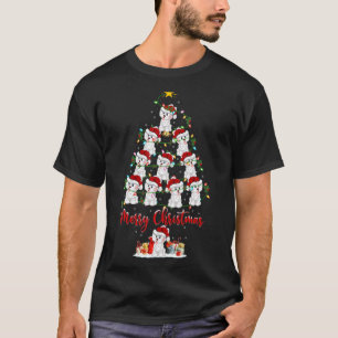 Havanese Dog Christmas Tree Lights   Havanese Xmas T-Shirt