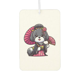 Havanese Dog Kimono   Car Air Freshener