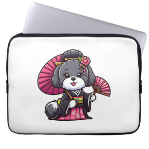 Havanese Dog Kimono Laptop Sleeve