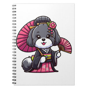 Havanese Dog Kimono Notebook