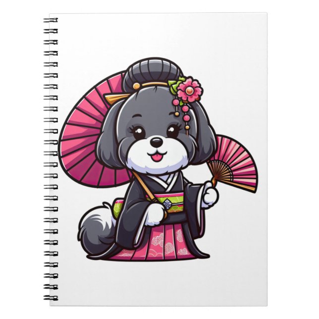 Havanese Dog Kimono   Notebook (Front)