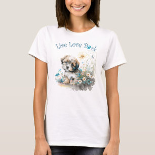 Havanese Dog Mum Floral T-Shirt