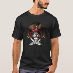 Havanese Dog Pirate Captain Halloween T-Shirt
