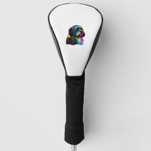 Havanese Dog Pop Art Design Havanese Lovers  Golf Head Cover