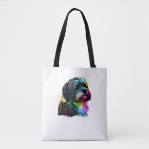 Havanese Dog Pop Art Design Havanese Lovers  Tote Bag