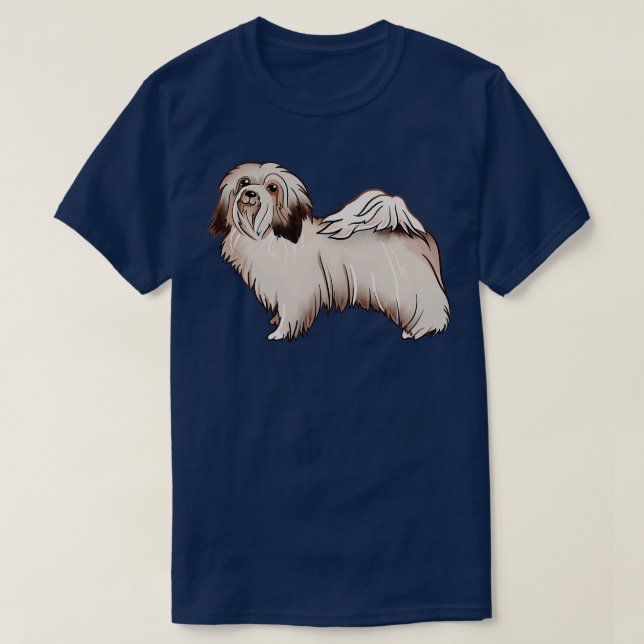 Havanese Dog T-Shirt (Design Front)
