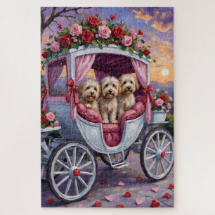 Havanese Dog Valentine's Day Jigsaw Puzzle