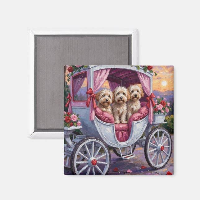 Havanese Dog Valentine's Day  Magnet (Front/Back)