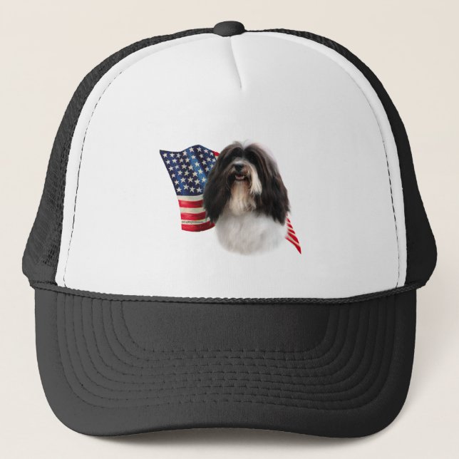 Havanese Flag Trucker Hat (Front)