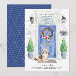 Havanese Front Door Moving Announcement