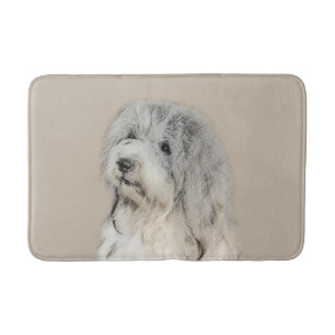 Havanese (Gold Sable) Painting - Original Dog Art Bath Mat
