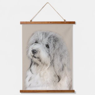 Havanese (Gold Sable) Painting - Original Dog Art Hanging Tapestry