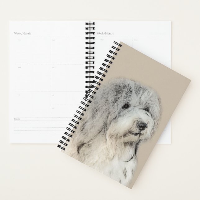 Havanese (Gold Sable) Painting - Original Dog Art Planner (Display)