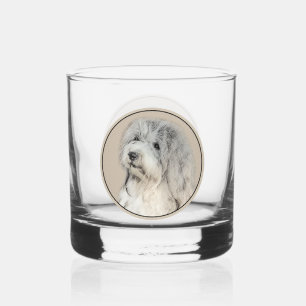 Havanese (Gold Sable) Painting - Original Dog Art Whiskey Glass