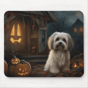Havanese Halloween Scary Mouse Pad