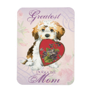 Havanese Heart Mum Magnet
