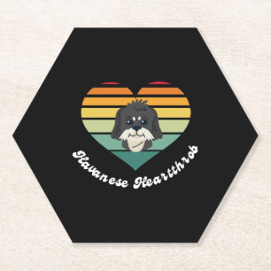 Havanese Heartthrob - Cute Havanese T-Shirt + More Paper Coaster
