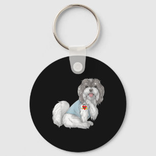 Havanese I Love Mum Tattoo Dog Funny Mothers Day G Key Ring