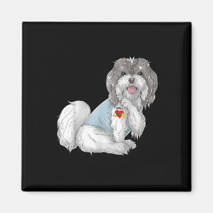 Havanese I Love Mum Tattoo Dog Funny Mothers Day G Magnet