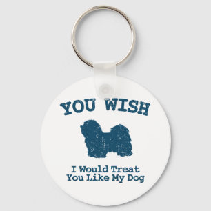 Havanese Key Ring