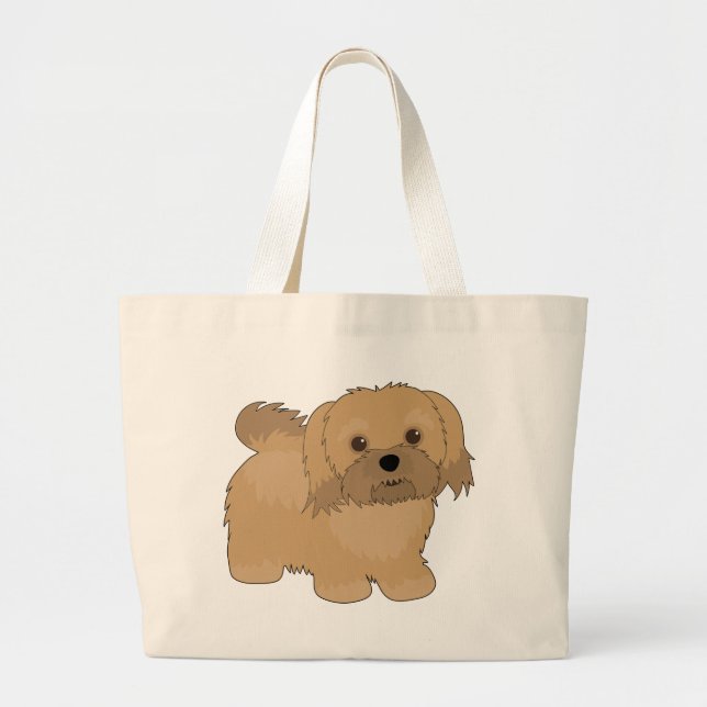 Havanese Large Tote Bag (Front)
