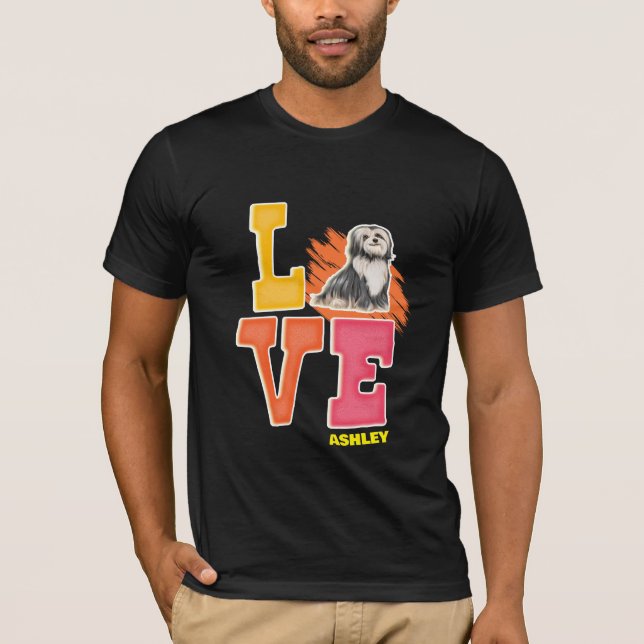 Havanese lovers cute colour T-Shirt (Front)