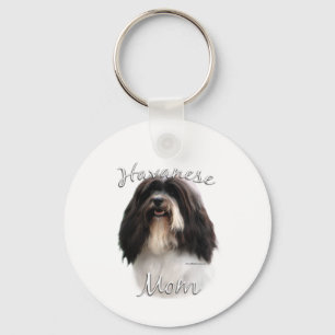 Havanese Mum 2 Key Ring